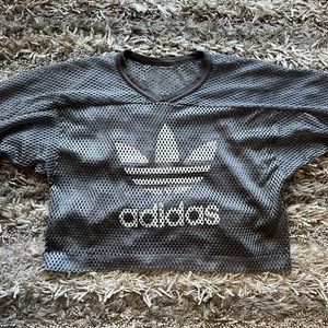Adidas mesh crop top